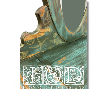 Seashore 12x12" Decor Stamp TWO Sheet Set by Iron Orchid Designs (IOD)