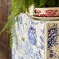 Indigo Floral Paint Inlay