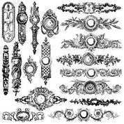 Backplates 12x12" Decor Stamp by Iron Orchid Designs (IOD)