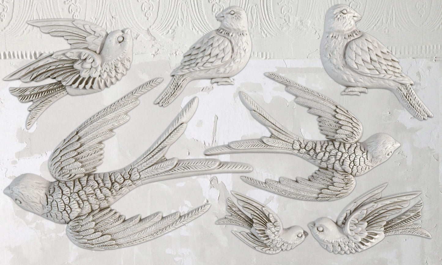 Birdsong 6x10" Décor Moulds by Iron Orchid Designs (IOD)