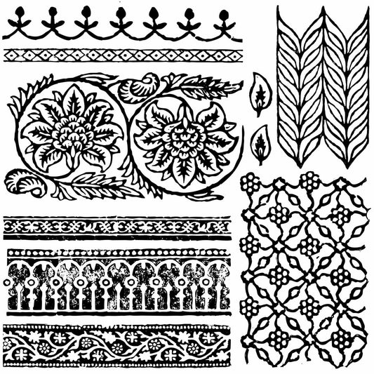 Bohemia 12x12" Décor Stamp by Iron Orchid Designs (IOD) - Limited Supply (Retired)