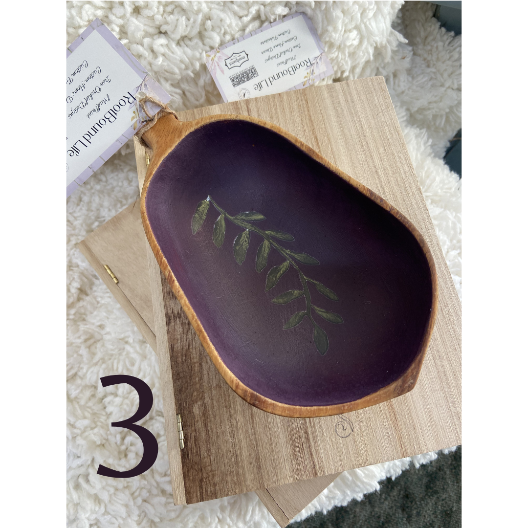 Hand Painted Wooden Bowls