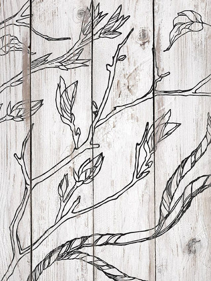 Branches and Vines 12x12" Decor Stamp by Iron Orchid Designs (IOD)