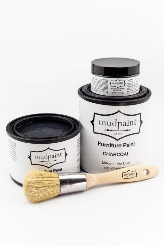 Charcoal Clay Based Paint by MudPaint Vintage Furniture Paint