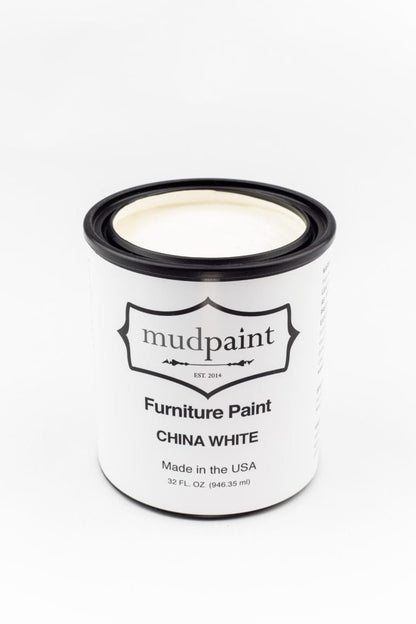 China White Clay Based Paint by MudPaint Vintage Furniture Paint