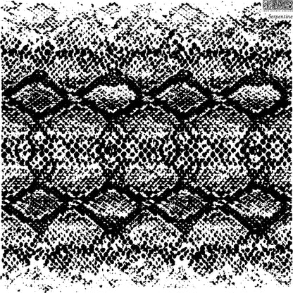 Serpentine 12x12" Decor Stamp by Iron Orchid Designs (IOD)