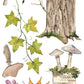 Whispering Willow IOD Transfer 12x16 Pad - 8 Sheets