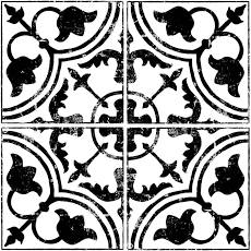 Cubano Field Tile 12x12" Decor Stamp by Iron Orchid Designs (IOD)