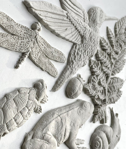 Dewdrop Pond 6x10" Decor Mould by Iron Orchid Designs (IOD)