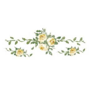Dresser Up Yellow 18.5x6.5" Decor Transfer by 1st Generation Iron Orchid Designs (IOD)