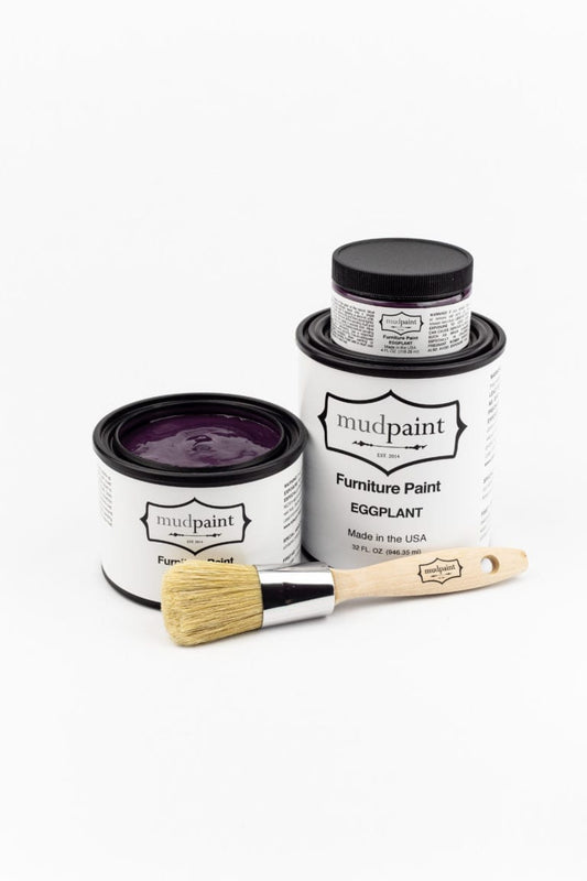 Eggplant Clay Based Paint by MudPaint Vintage Furniture Paint