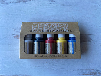 Erasable Liquid Chalk - 5 Color Pack