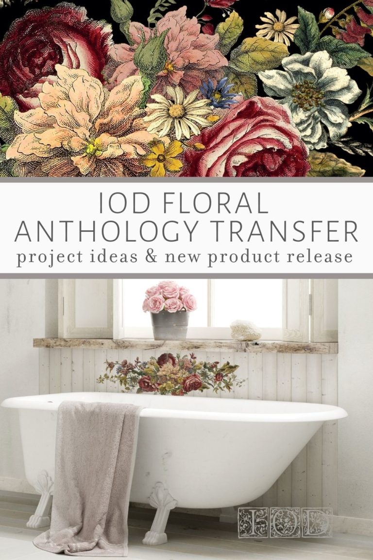 Floral Anthology 12 x 16" Transfer Pad