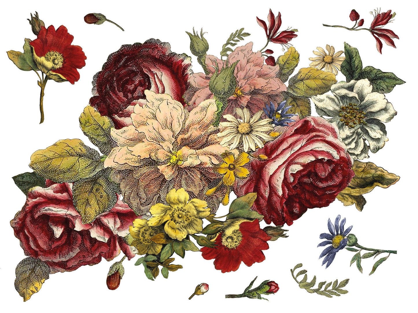Floral Anthology 12 x 16" Transfer Pad
