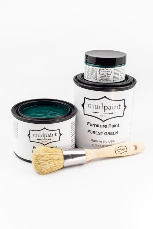 Forest Green Clay Based Paint by MudPaint Vintage Furniture Paint