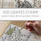 Grapes Decor Stamp