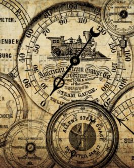 Grunge Meters 21x29" Decoupage Paper by Roycycled Treasures