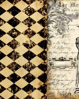 Harlequin Project Blocks 21x29" Decoupage Paper by Roycycled Treasures