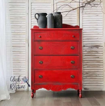 Pomegranate Clay Based Paint by MudPaint Vintage Furniture Paint