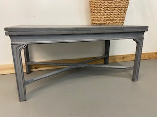 Gray Folding Coffee Table with Cubano Field Stamp