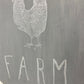 Farm Animals 12x12 Decor Stamp