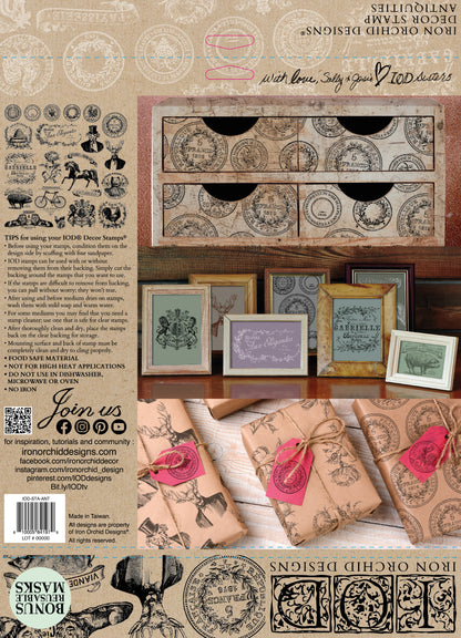 Antiquities 12x12" Decor Stamp by Iron Orchid Designs (IOD)