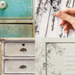 Vintage Textures 12x12 Decor Stamp