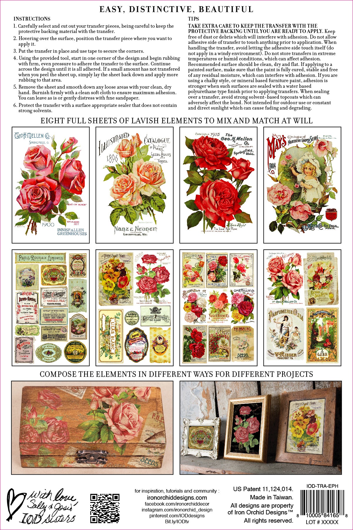 Ephemeral Mélange 8x12" Transfer Pad - Eight Sheet Set