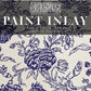 Indigo Floral Paint Inlay