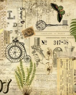 Industrial Masterboard 21x29" Decoupage Paper by Roycycled Treasures