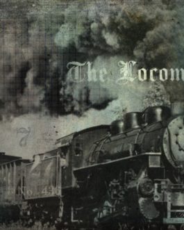 Locomotive 21x29" Decoupage Paper by Roycycled Treasures