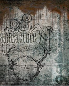Manufactured Heart 21x29" Decoupage Paper by Roycycled Treasures