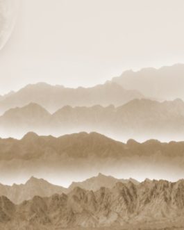 Misty Mountains 21x29" Decoupage Paper by Roycycled Treasures