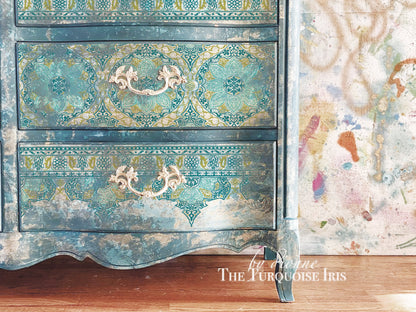 Morocco 12x16" Paint Inlay EIGHT Sheet Set by Iron Orchid Designs (IOD)