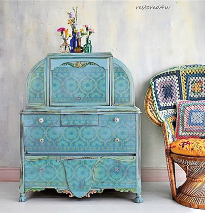 Morocco 12x16" Paint Inlay EIGHT Sheet Set by Iron Orchid Designs (IOD)