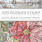 Peonies Decor Stamp