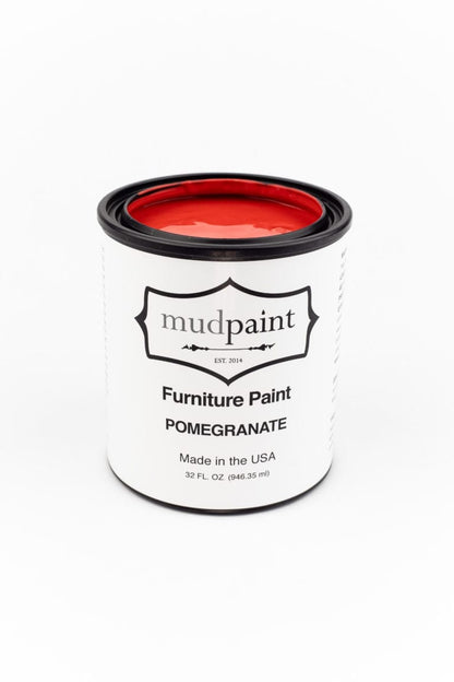Pomegranate Clay Based Paint by MudPaint Vintage Furniture Paint
