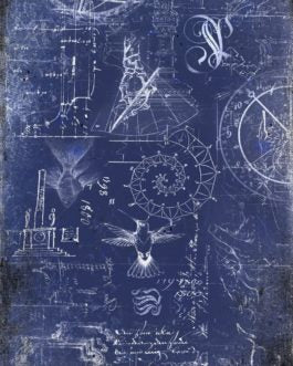 Renaissance Blueprint Decoupage Paper