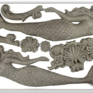 Sea Sisters 6x10" Decor Mould by Iron Orchid Designs (IOD)