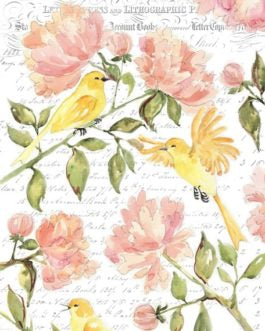 Spring 21x29" Decoupage Paper by Roycycled Treasures