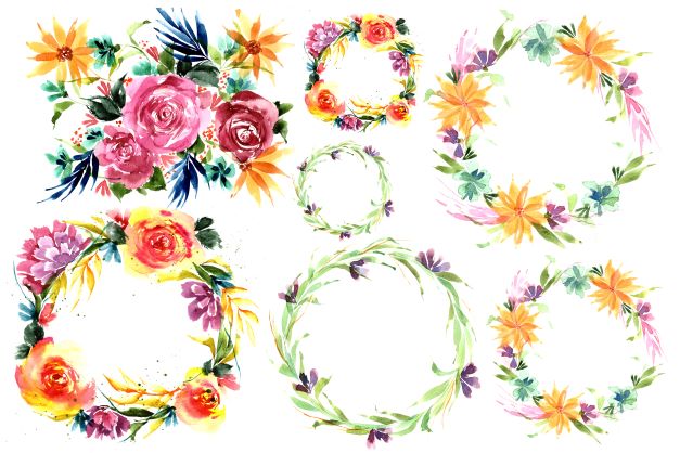 Spring Floral Decoupage Paper
