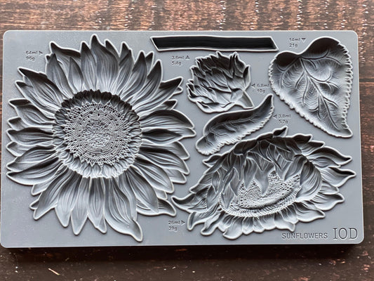 Sunflowers 6x10" Decor Mould
