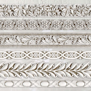Trimmings 1 6x10" Decor Mould by Iron Orchid Designs (IOD)