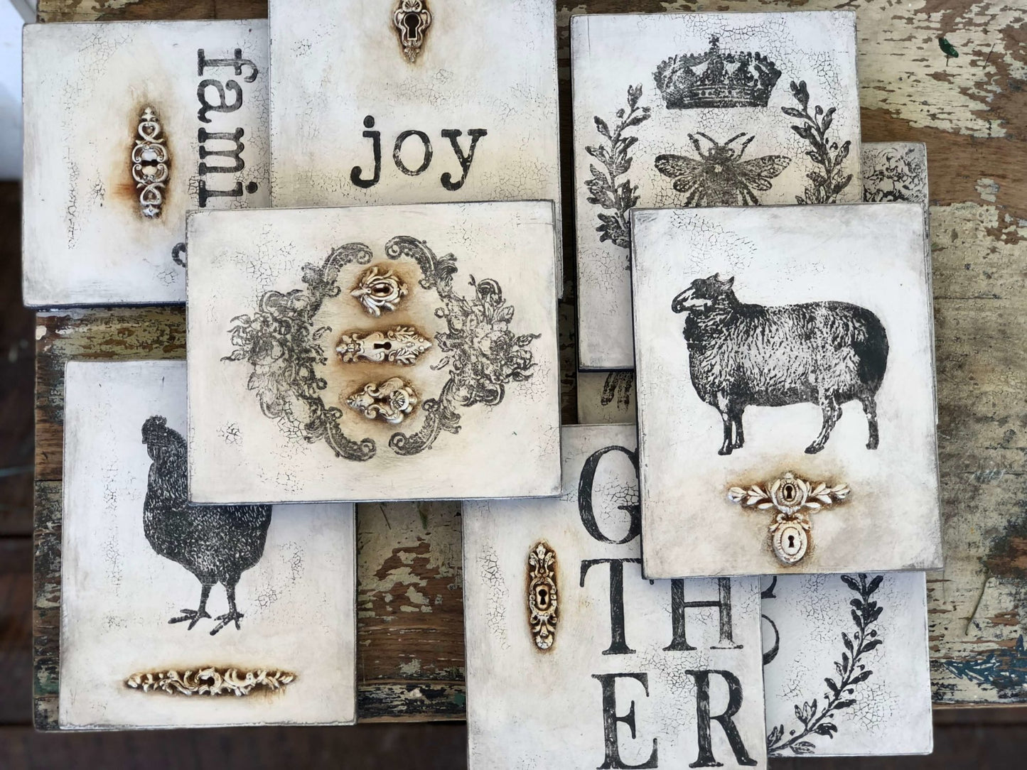 Typesetting 12 x 12 Decor Stamp