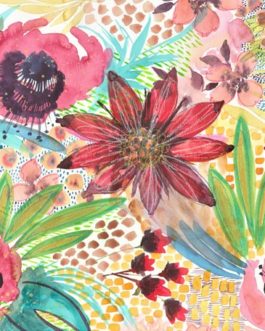 Unique Floral 21x29" Decoupage Paper by Roycycled Treasures