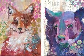 Winter Beasts Decoupage Paper