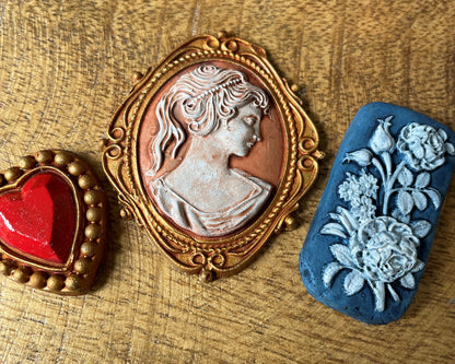 Cameos 6x10" Decor Mould by Iron Orchid Designs (IOD)